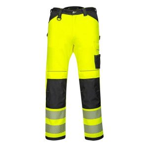 Portwest PW3 Arbetsbyxa Hi-Vis gul 28