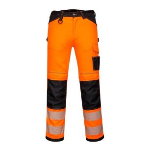 Portwest PW3 Arbetsbyxa Hi-Vis orange 28