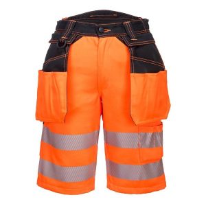 Portwest PW3 Arbetsshorts Hi-Vis orange 38