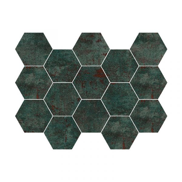 PROVBIT MOSAIK METAL SEAGREEN 30X30