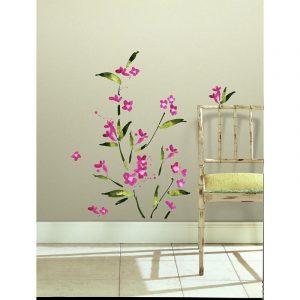 Väggdekor Fuchsia Flower Arrangement RoomMates