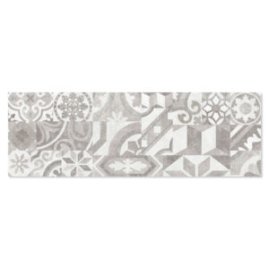 Dekor Kakel Albareto Mix Grå Matt 30x90 cm