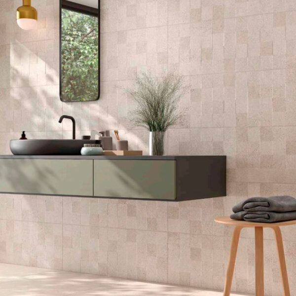 Dekor Kakel Homestone Beige Mönstrad Matt 33x90 cm