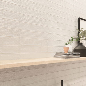 Dekor Mix Kakel Colorain Vit Blank 7.5x30 cm