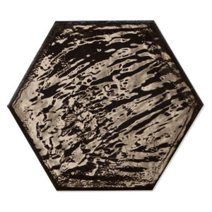 Hexagon Klinker Colorain Svart Blank 20x23 cm