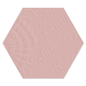 Hexagon Klinker Gaudi Rosa 22x25 cm