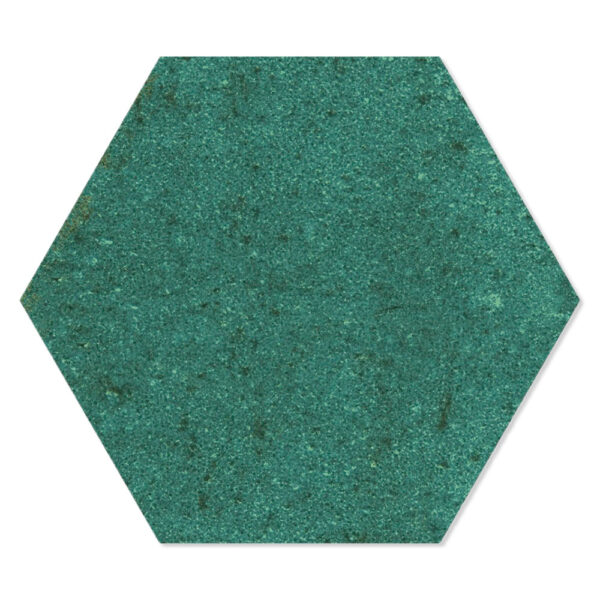 Hexagon Klinker Jord Grön Matt 10x12 cm