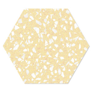 Hexagon Klinker Venice Spark Gul 25x22 cm