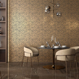 Kakel Elite Print Guld Rose Blank 60x120 cm