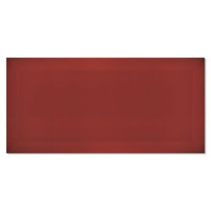 Kakel Metro Fasat Röd Blank 10x20 cm