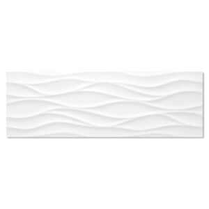 Kakel Sun Brisa Vit Blank-Relief 25x75 cm