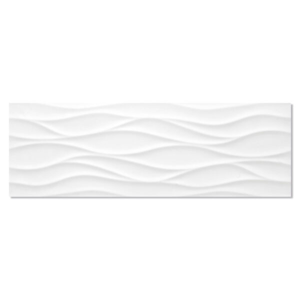 Kakel Sun Brisa Vit Blank-Relief 25x75 cm