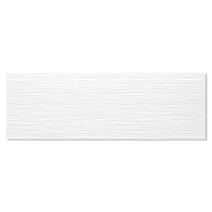 Kakel Sun Dunas Vit Blank-Relief 25x75 cm