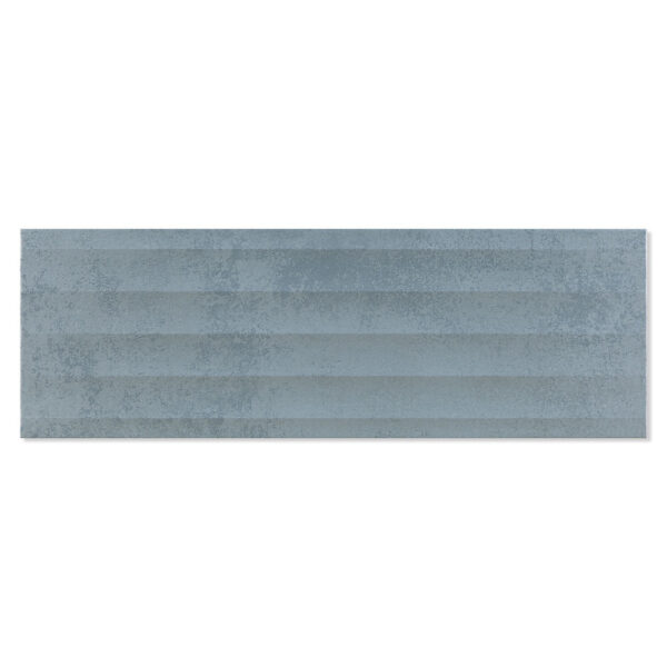 Kakel Tint Blå Relief 25x75 cm