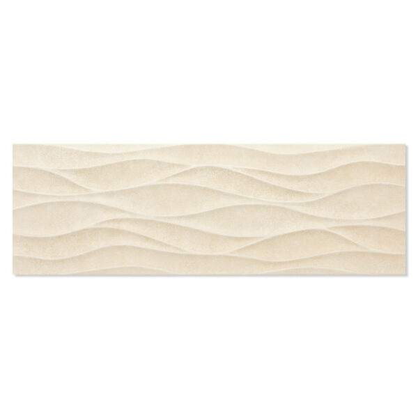 Kakel Yaiza Brisa Beige Matt-Relief 25x75 cm