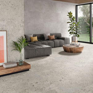 Klinker Elysium Terrazzo Grå Matt 60x120 cm