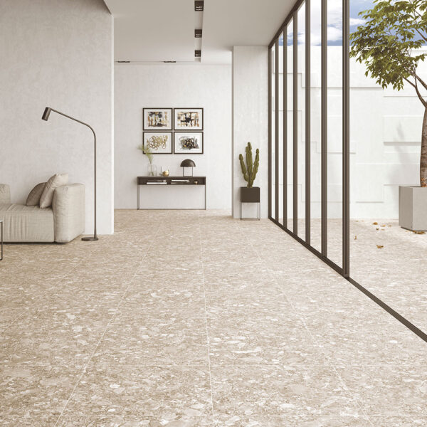 Klinker Flodsten Beige Matt 60x60 cm