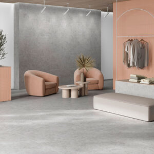 Klinker Materia Ljusgrå Matt 120x120 cm