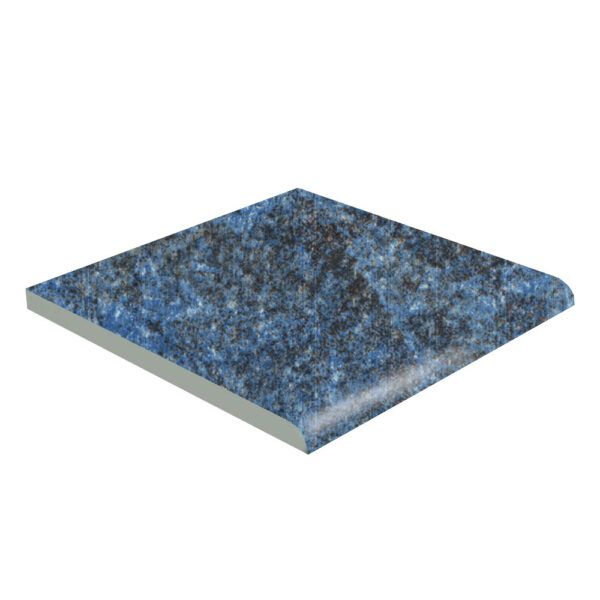 Klinker Ocean Bullnose Blå Blank 15x15 cm