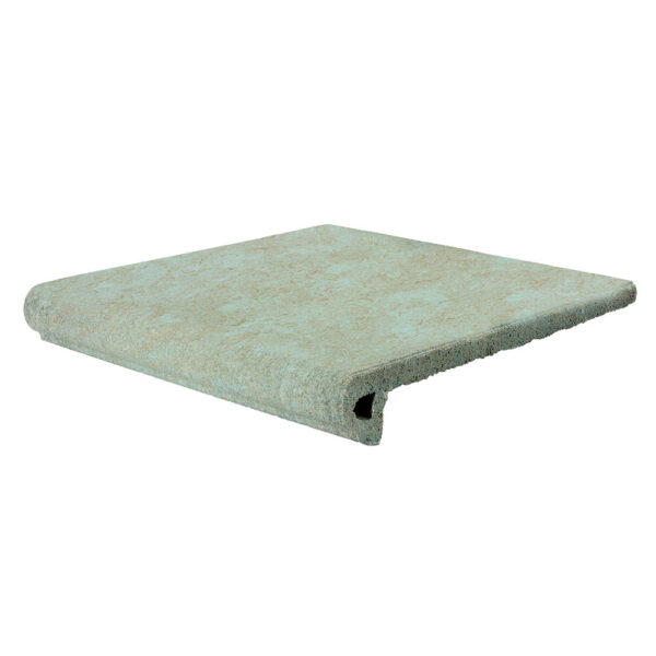 Klinker Stone Rounded Stair-Tread Grå Matt 33x33 cm