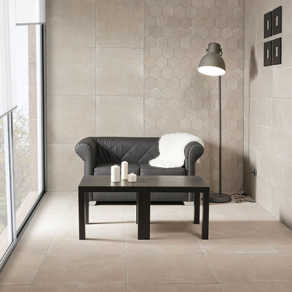 Klinker Tekno Beige Matt 60x60 cm