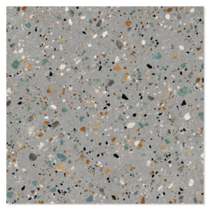 Klinker Terrazzo Colorful Grå Matt 60x60 cm