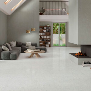 Klinker Terrazzo Enigma Vit Matt 66x66 cm