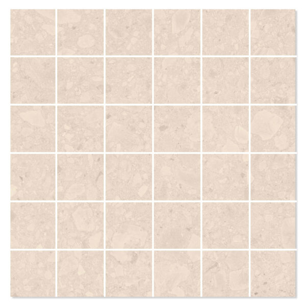 Mosaik Klinker Ceppo di gre Ljusbeige Matt 30x30