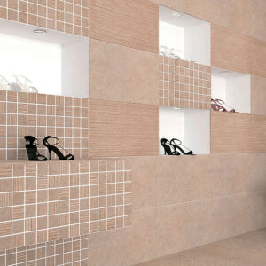 Mosaik Klinker Kiev Beige Matt-Satin 32x32