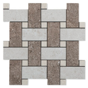 Mosaik Klinker Lamego Brun Matt 30x30 cm
