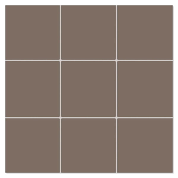 Mosaik Klinker Paintbox Taupe Matt 30x30