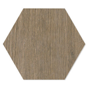 Träklinker Hexagon Northwood Brun Matt 20x23 cm