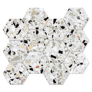 Unicomstarker Hexagon Klinker Venice Murano Matt 30x34 cm