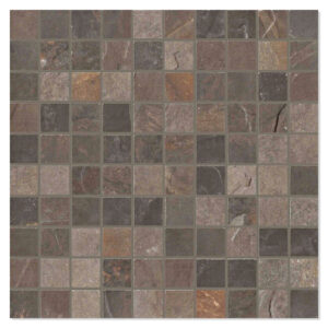 Unicomstarker Mosaik Klinker Natural Slate Multicolor Matt 31x31