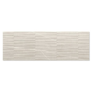 Baldocer Marmor Kakel Eternal Section Cream Blank-Relief 33x100 cm