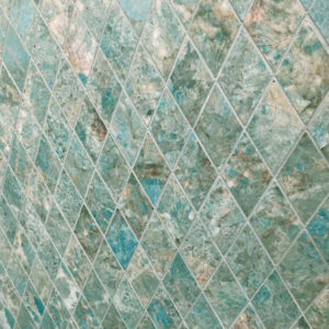 Dune Mosaik Klinker Amazonite Diamonds Polerad 23x25 cm