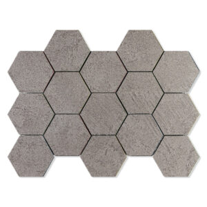 Hexagon Klinker Elite Concrete Grå Matt 23x33 cm