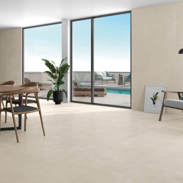 Klinker Industria Beige Matt 100x100 cm