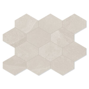 Unicomstarker Hexagon Klinker Brazilian Slate Storm Beige Matt 25x34 cm