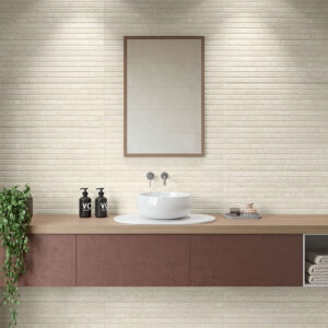 Dekor Kakel Epoch Beige Matt 33x90 cm