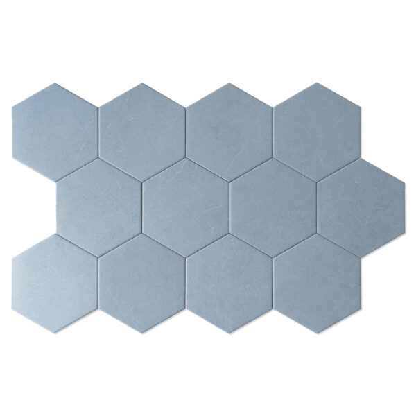 Hexagon Klinker Advant Blå Matt 14x16 cm