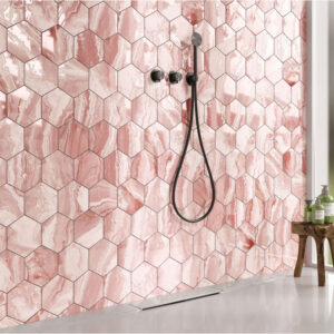 Hexagon Klinker Selva Rosa Matt 14x16 cm