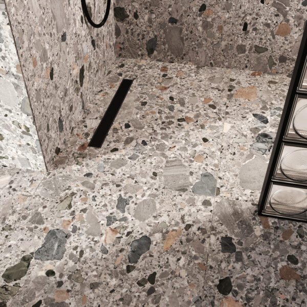 Klinker Terrazzo Premio Flerfärgad Matt 60x60 cm