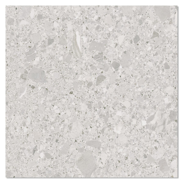 Klinker Terrazzo Premio Ljusgrå Matt 120x120 cm