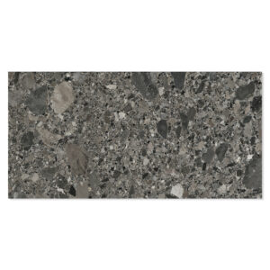 Klinker Terrazzo Premio Mörkgrå Matt 30x60 cm