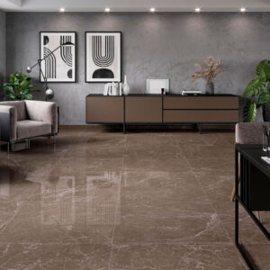 Marmor Klinker Saphir Brun Blank 60x60 cm