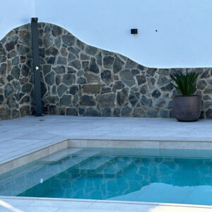 Överflödande Poolkant Hörn Klinker Urban Grå Matt 33x44 cm