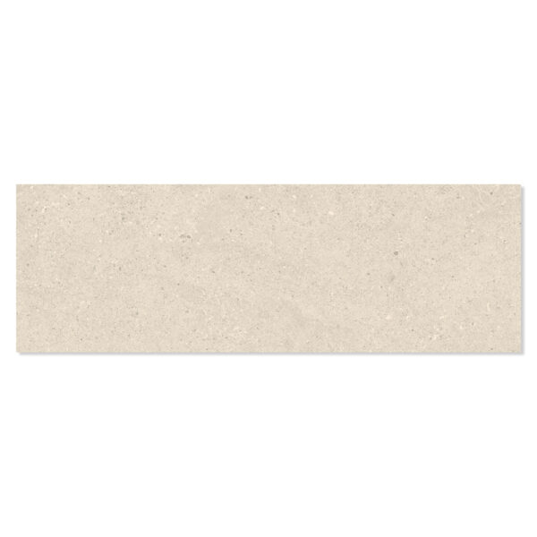 Kakel Calcare Ljusbeige Matt Rund 25x75 cm