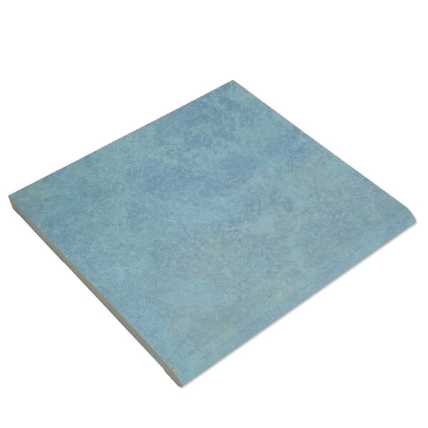 Klinker Ocean Bullnose Turkos Blank 15x15 cm