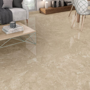 Marmor Klinker Liren Beige Blank 61x61 cm